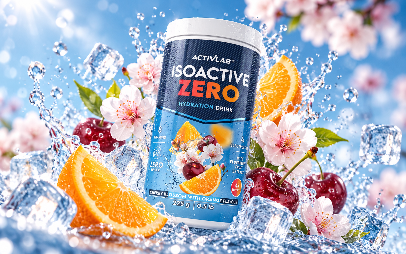 Activlab Isoactive Zero апельсин-вишня з льодом і фруктами